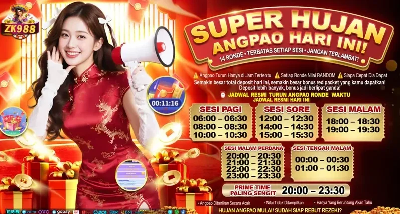 SUPER HUJAN ANGPAO HARI INI!